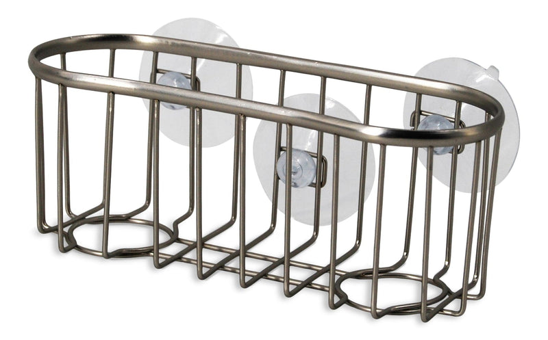 Chrome Sponge & Dishwand Holder / Caddy K6F8