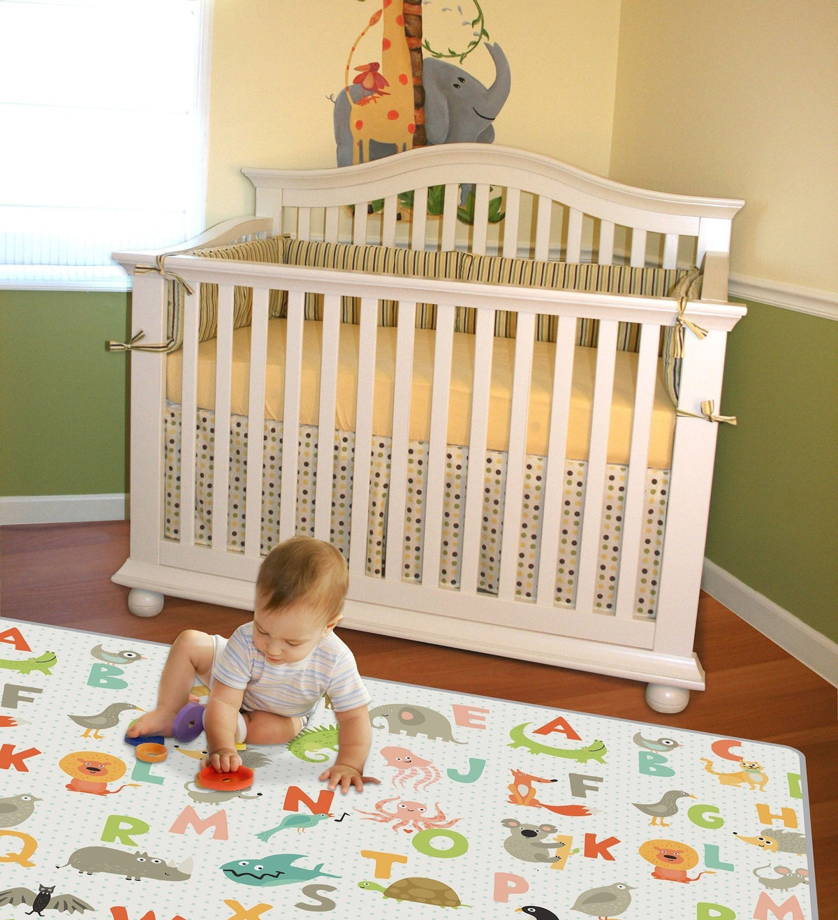 Foldable Double-Sided Play Mat for Kids, 59 x 71-in A3Y8 - product image 7