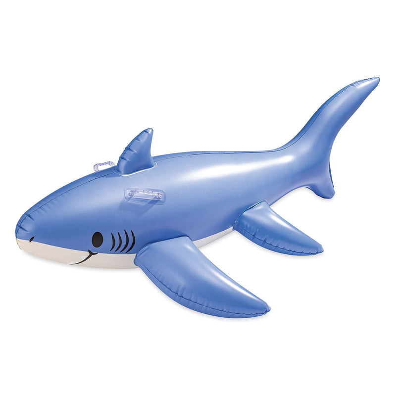 Super Shark Ride-On Pool Float, Ages 3+ X8S6