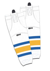 8500 Pro Team Performance Hockey Socks, Buffalo Sabres Away Colours, Assorted Sizes T5U9 - product image 1
