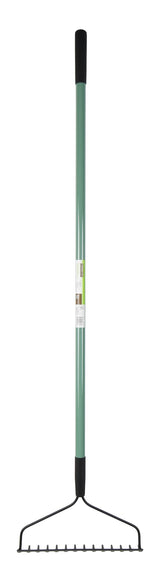 Garden Club Fibreglass 14-Tine Garden Bow Rake with 6-in Cushion Grip Z6Q6 - product image 1