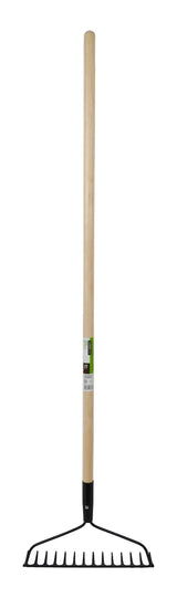 Garden Club Metal 14-Tine Bow Rake, 51-in Hardwood Shaft C1K9 - product image 1