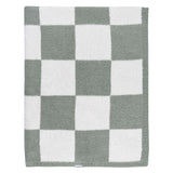 Childrenwear Green Checkered Silky Mink Baby Blanket P1J4 - product image 1