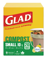 Small 100% Compostable Febreze Lemon Scented Food Waste Bags, 20-pk, 10-L S5V2 - product image 3