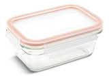 Rectangle Glass Food Storage Container with Airtight Seal, 470-mL G7Y7 - product image 1