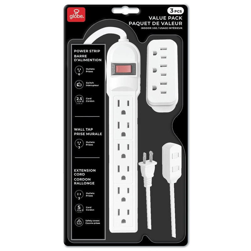 3-Piece Indoor Electrical Value Pack L8J3