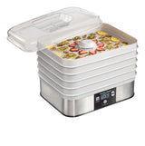 Digital Food Dehydrator with Adjustable Thermostat, Grey F5D5 - product image 1