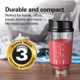 Personal Creations Single-Serve Blender with Travel Jar, Black, 414mL F2R3 - product image 6