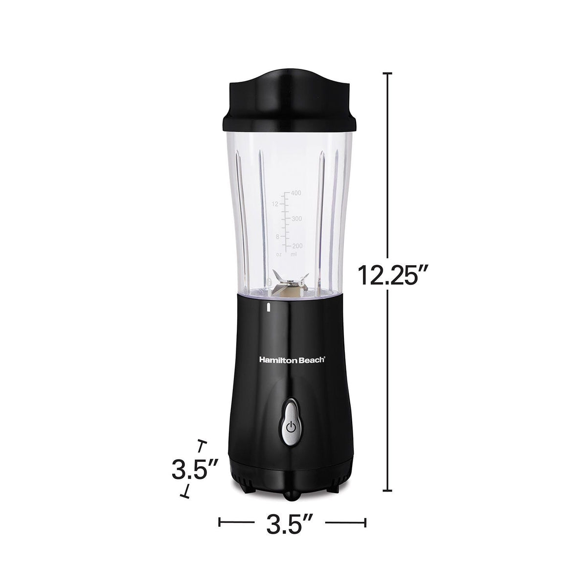 Personal Creations Single-Serve Blender with Travel Jar, Black, 414mL G8L4 - product image 8