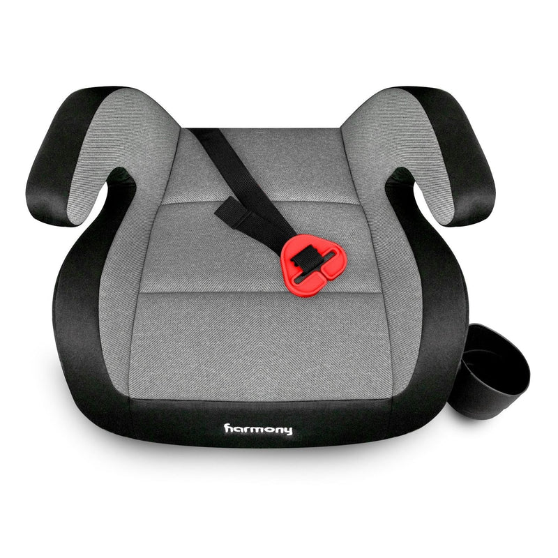 Journey Deluxe Backless Booster Car Seat, Heather Grey C4M6