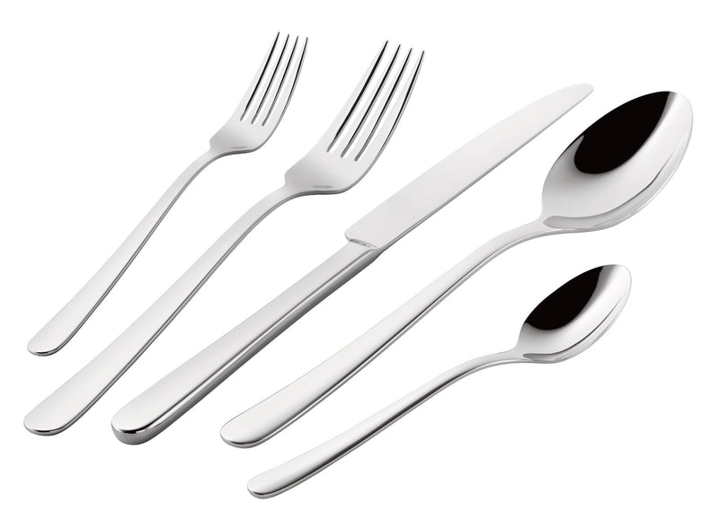 Julietta Flatware Set, Serves 12, 62-pc, Dishwasher Safe U3L0