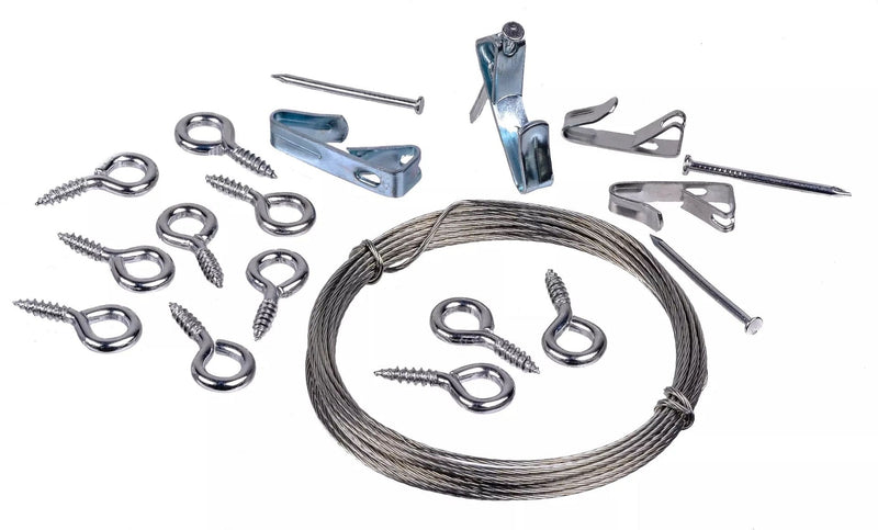 Hanging Kit, Reusable, 30-lb Capacity F0O6
