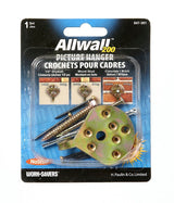 No Stud All WAll Picture Hanger, With Fasteners, 200-lb Capacity, Gold X2P6 - product image 1