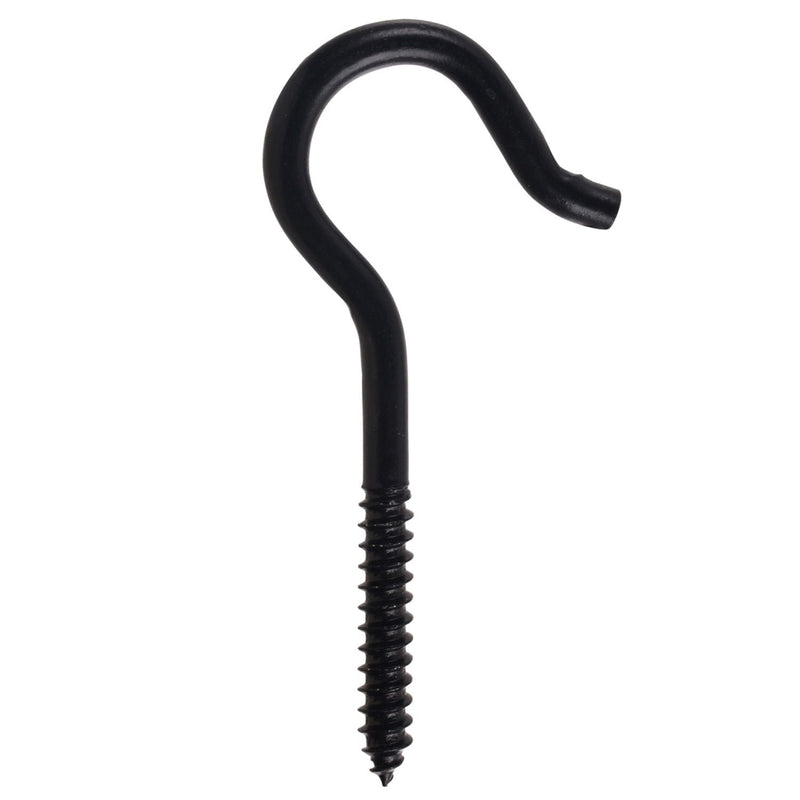 Screw Hook, 4-1/8-in, Black A6L5