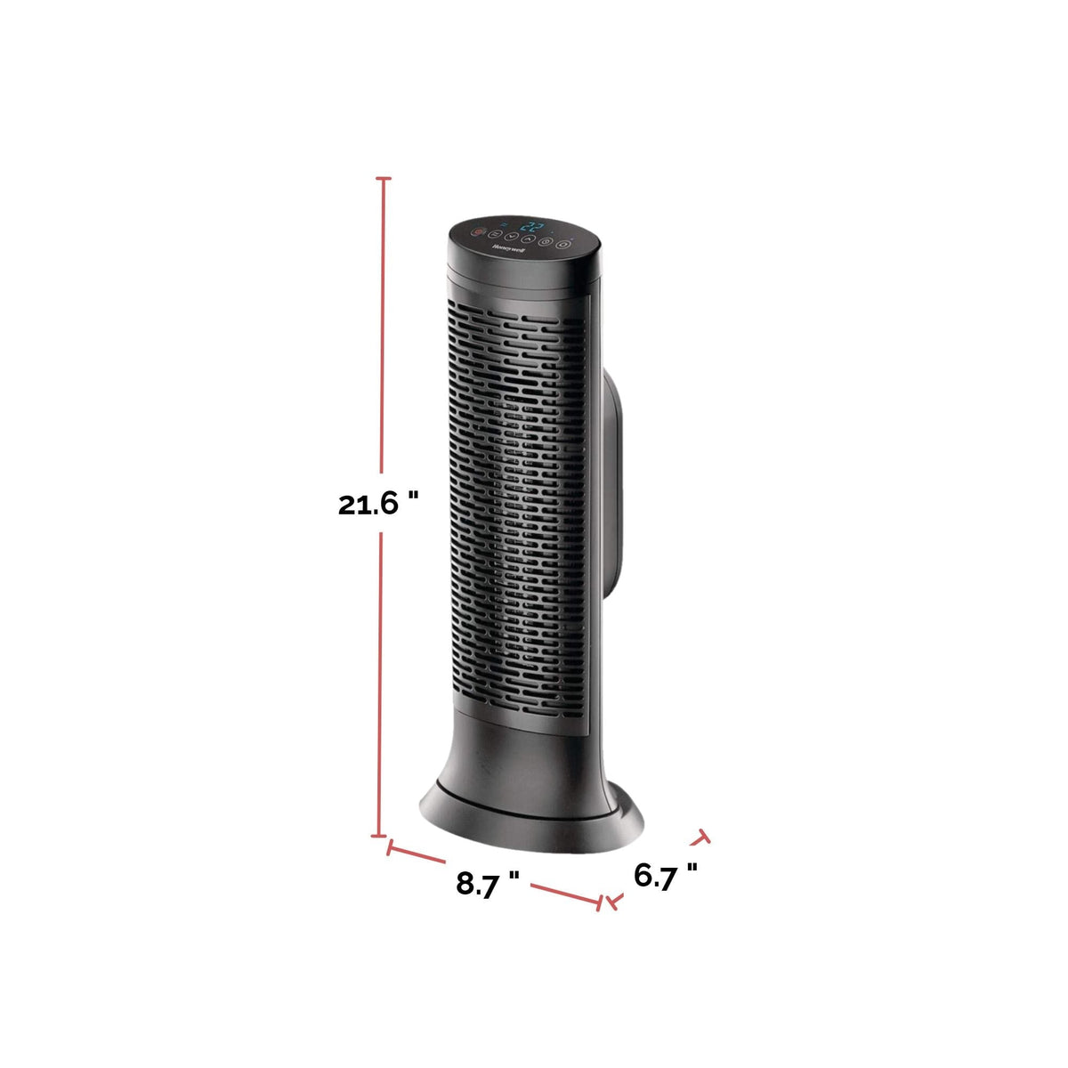 HCE352C Digital Tower Ceramic Space Heater withThermostat, 1500W, Black C4S8 - product image 3