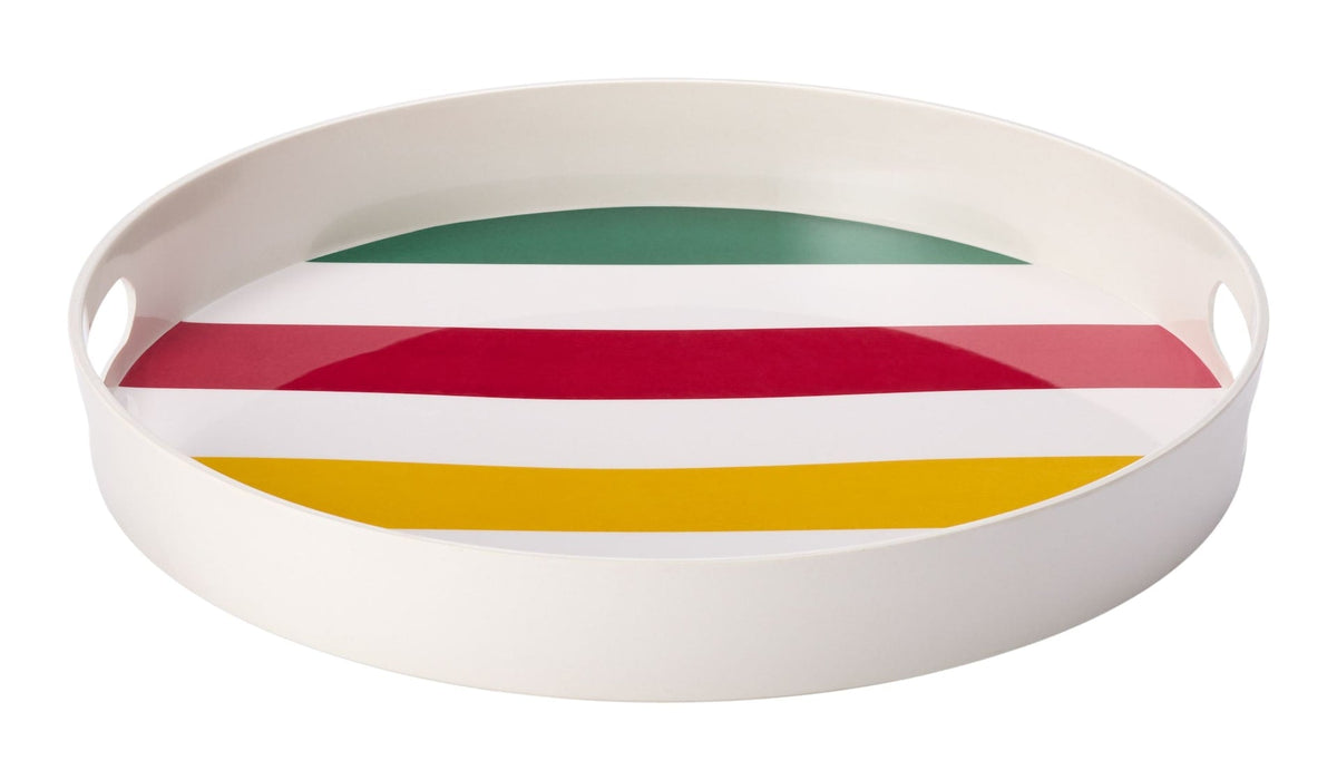 Bay Stripes Round Melamine Tray, Multi-Coloured M2N0 - product image 1