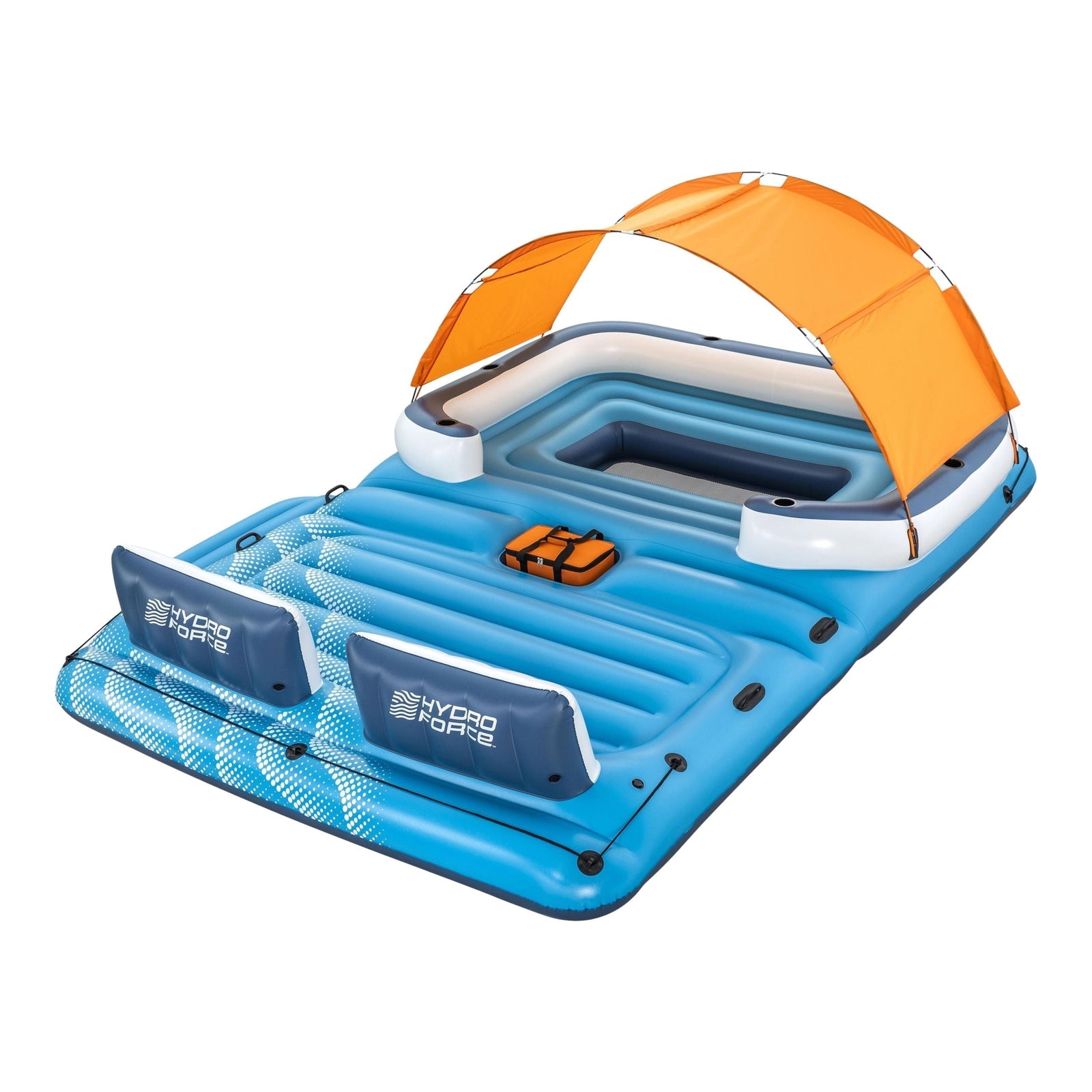 Tropical Breeze Lake Party Island with Sunshade and Cooler, 6-Person X4N7 - product image 1