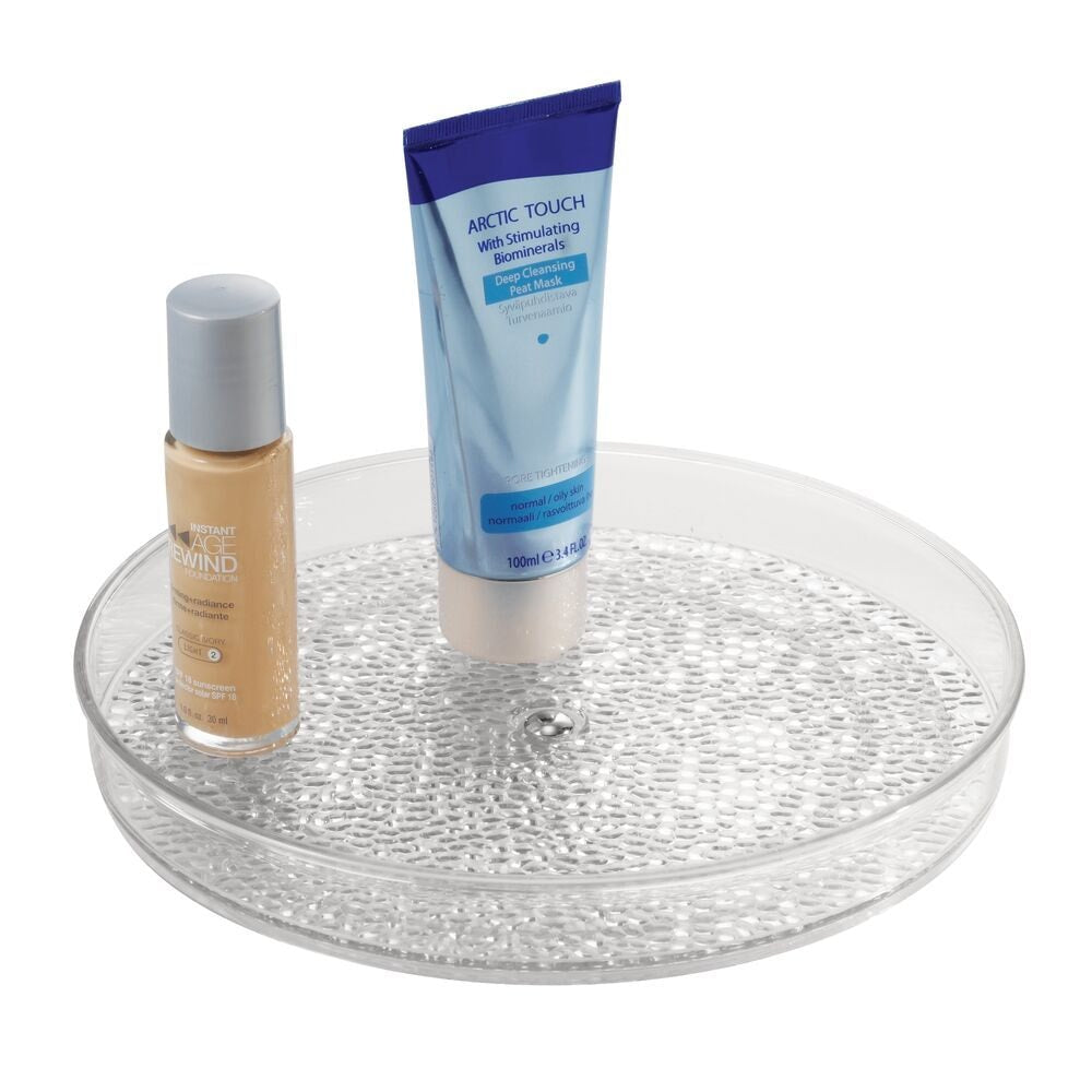 Rain Spinner Turntable Vanity Organizer, Clear, 9-in N4G6 - product image 1