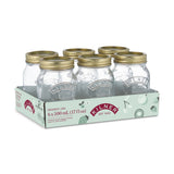Regular Mouth Glass Mason Jars with Sealing Lids, 500 mL, 6 Count A3G0 - product image 1