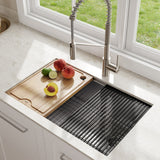 Kore Undermount Stainless Steel Single Bowl Kitchen Sink with Add-Ons, 27x19x11-in Q4Q1 - product image 4