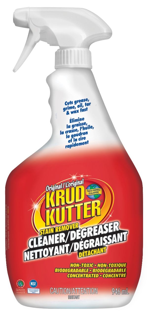 Multi-Purpose Stain Remover, Cleaner & Degreaser Spray, Non-Toxic, 946-mL F6N7