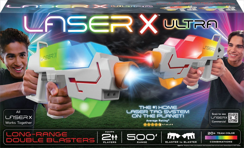 X Ultra Long-Range Double Blasters Set, 2 Players E5N6