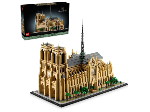 Architecture Landmarks Notre-Dame de Paris Building Set - 21061, 4383-pcs, Ages 18+ M8B3
