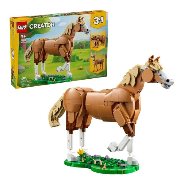 Creator 3-in-1 Beautiful Horse - 31166, 685-pcs, Ages 9+ G9S3