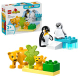 DUPLO Wild Animal Families: Penguins & Lions Toy Building Set - 10442, 10-pcs, Ages 2+ H5I3 - product image 1