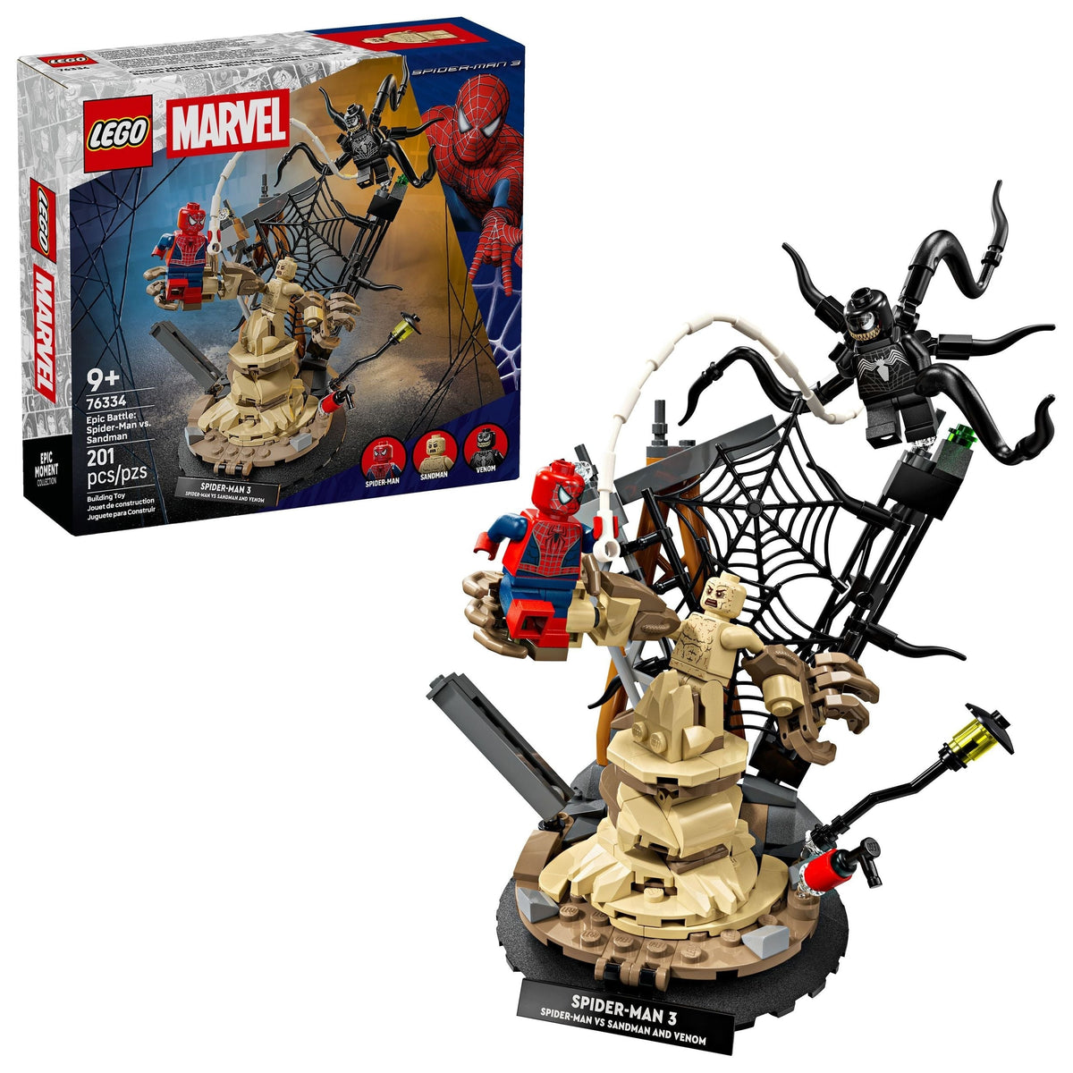 LEGO Epic Battle: Spider-Man vs. Sandman - 76334, 201-pcs, Ages 9+ J8M2 - product image 1