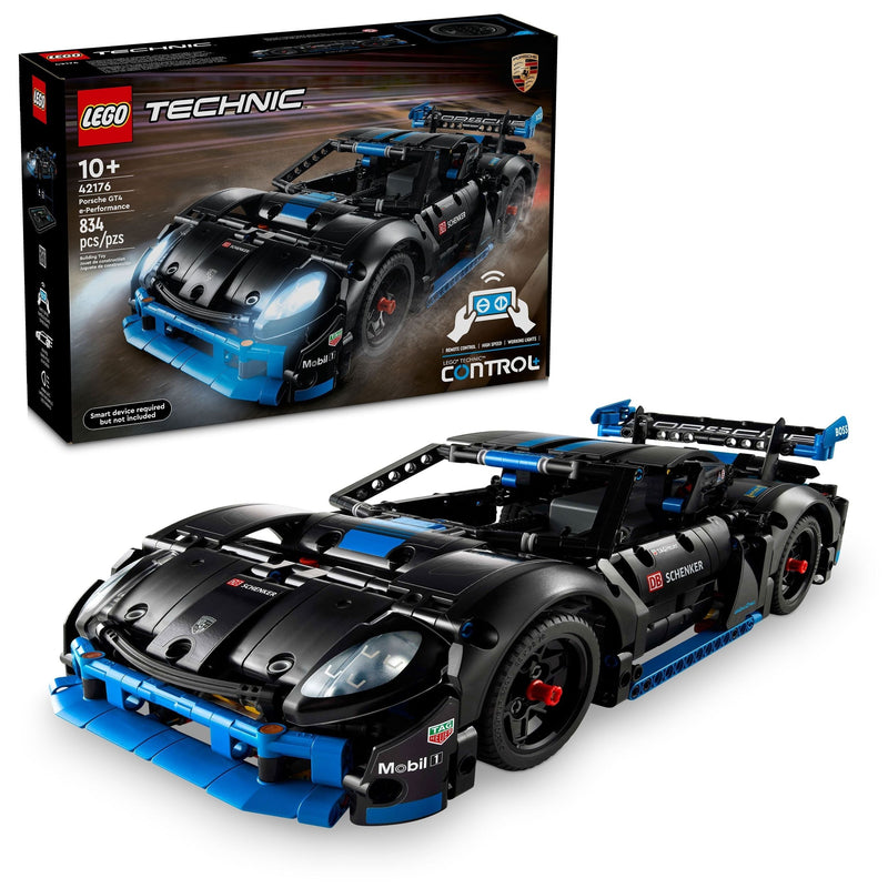 Technic Porsche GT4 e-Performance Race Car - 42176, 834-pcs, Ages 10+ S1N7