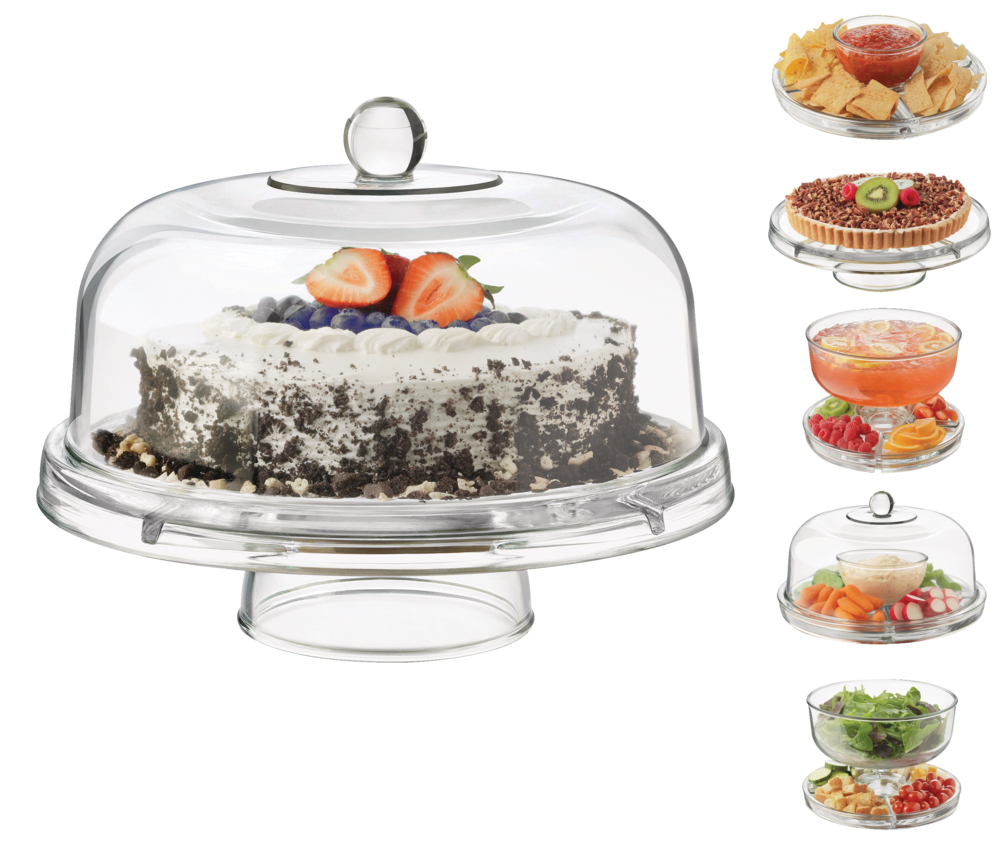 Selene 6-in-1 Server Cake Stand with Dome S7T8 - product image 8
