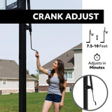 In-Ground Crank Adjust Bolt Down Outdoor Basketball Hoop, 50-in Y0T4 - product image 4