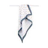 3-Ply Sun & Fish Reversible Muslin Blanket Z4B4 - product image 1
