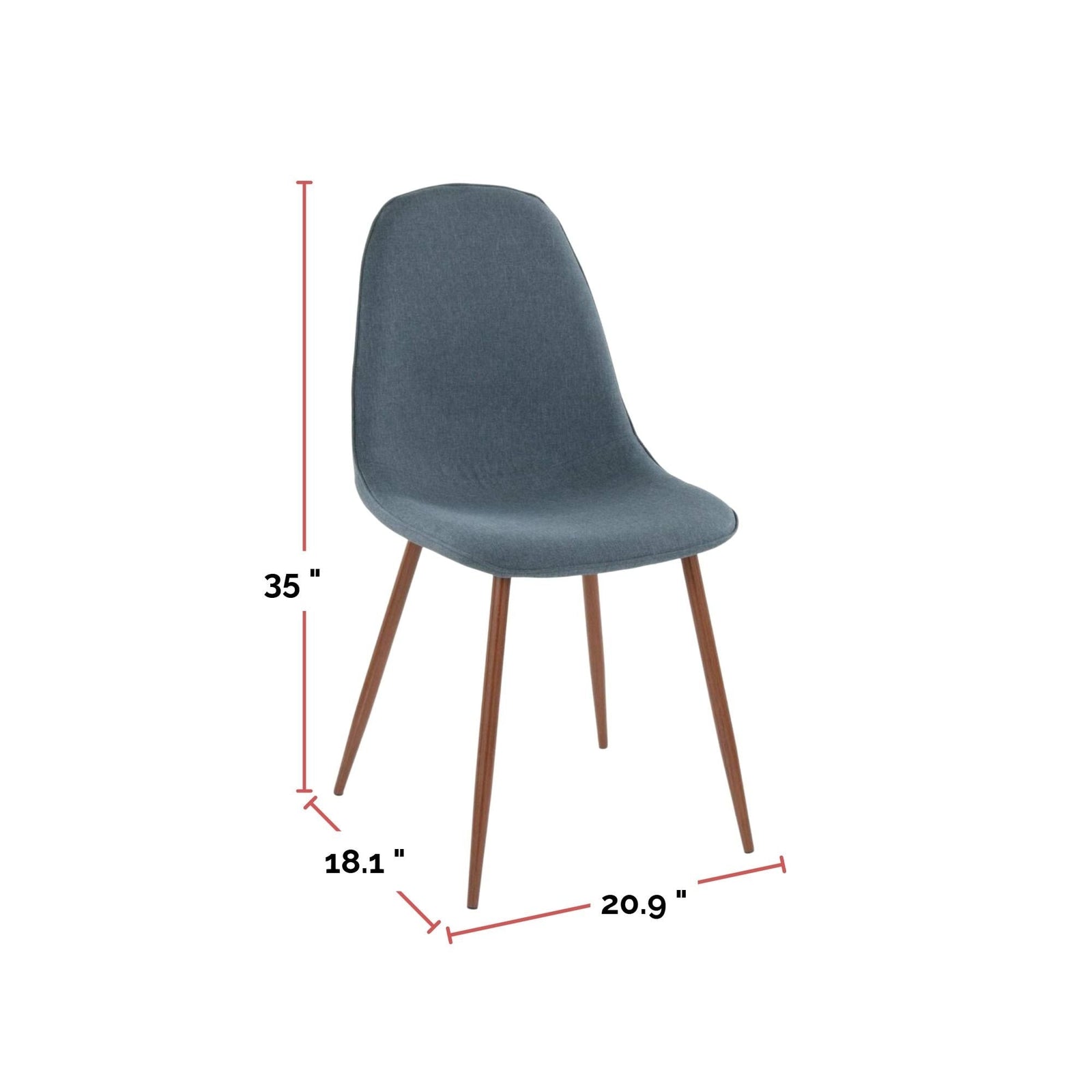Pebble Dining Chair Set, 2-pc H4K3 - product image 8