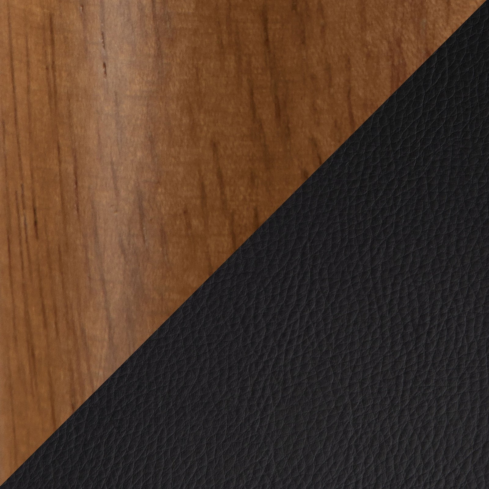 Saddle Wood & PU Leather Seat Counter/Bar Stools (2-Piece Set), Walnut/Black G6L7 - product image 7