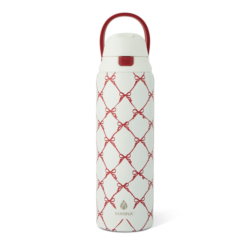 Hydra 946-mL Stainless Steel Bottle with Bows Design Q3R0