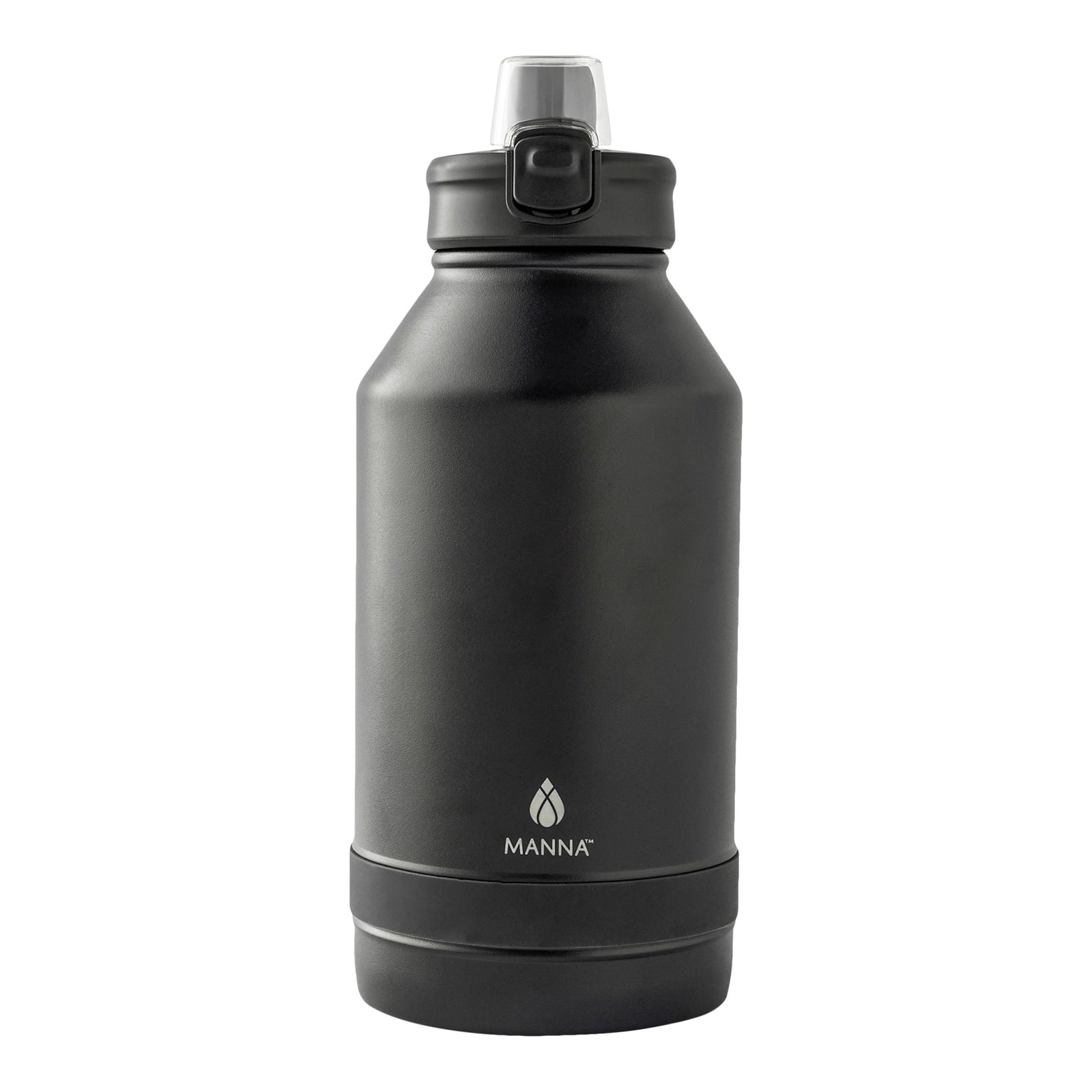 Push Stainless Steel Water Bottle, 64-oz, Various Colours, with Handle J1P5 - product image 1
