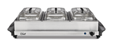 3-Tier Buffet Server/Food Warmer with Warming Tray, Stainless Steel, 300W N4H1 - product image 2