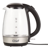 Cordless Electric Kettle with Blue Light, Glass, 1.7L U9D7 - product image 1
