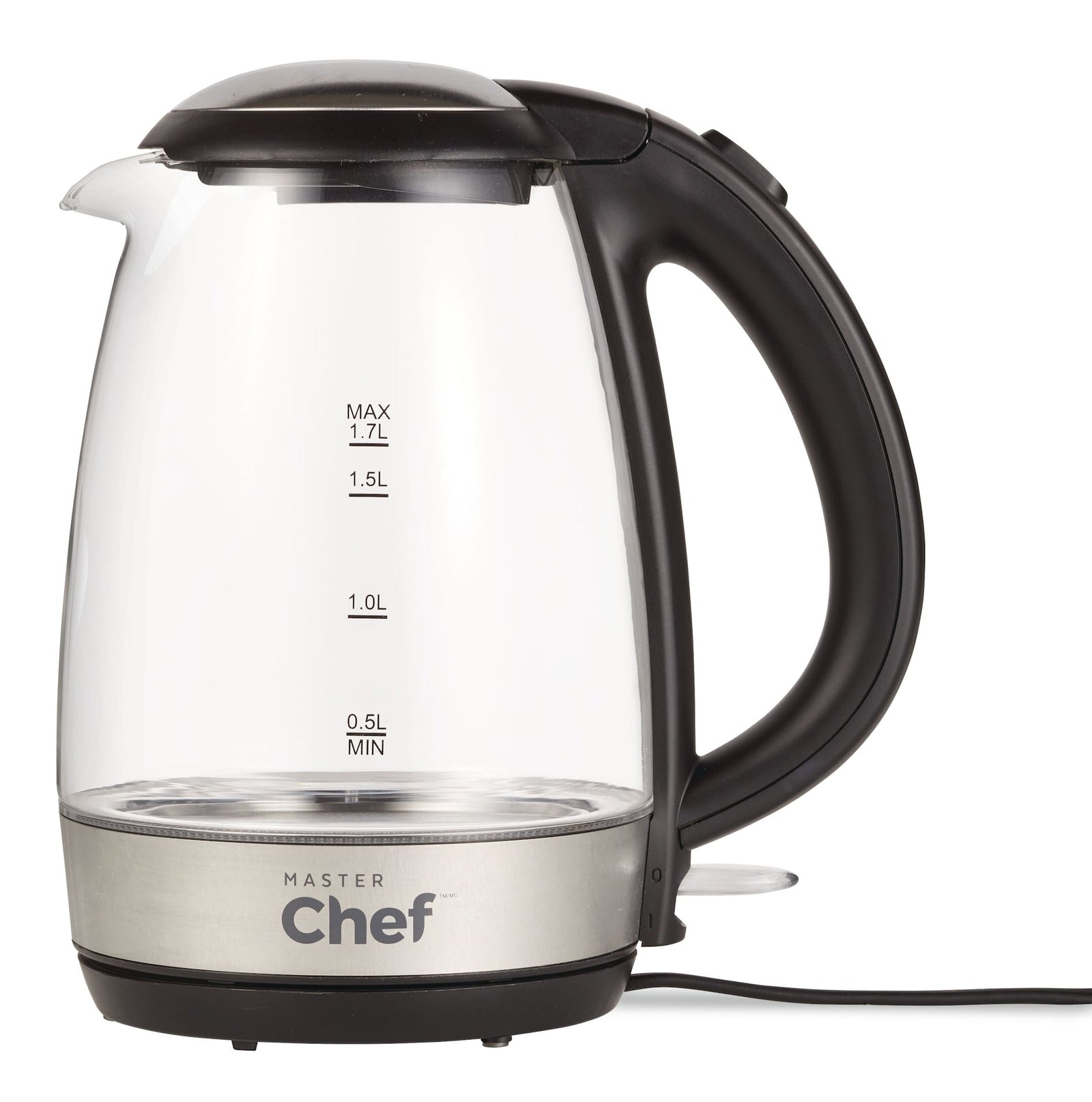 Cordless Electric Kettle with Blue Light, Glass, 1.7L C3E7 - product image 1