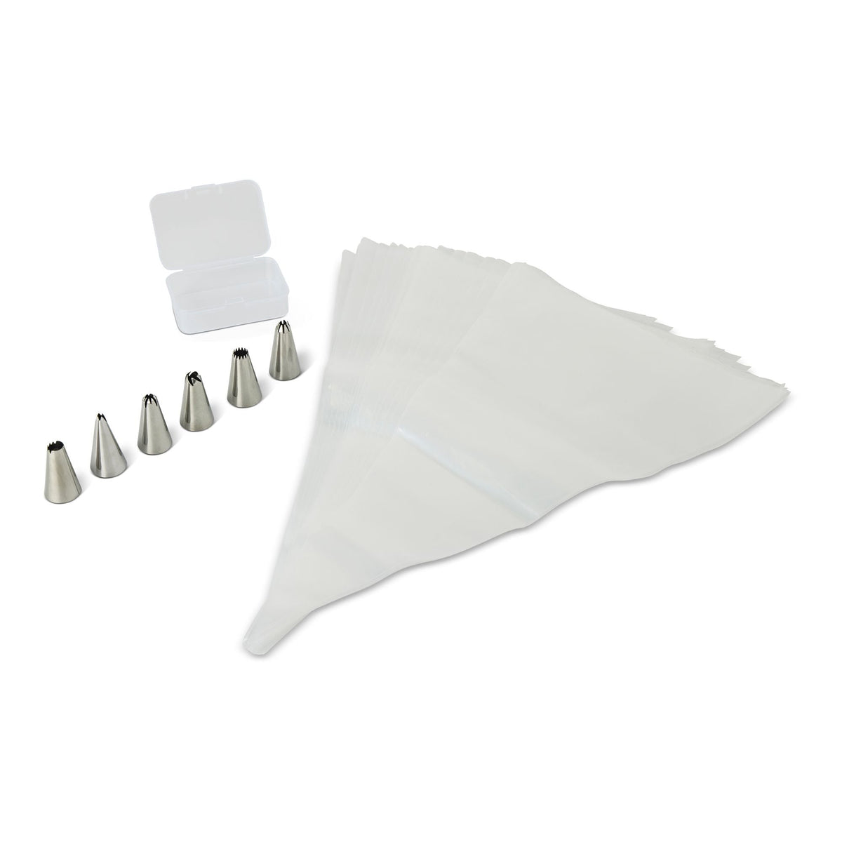 Disposable Piping Bags with 6 Tips, 30-pc B4R8 - product image 1