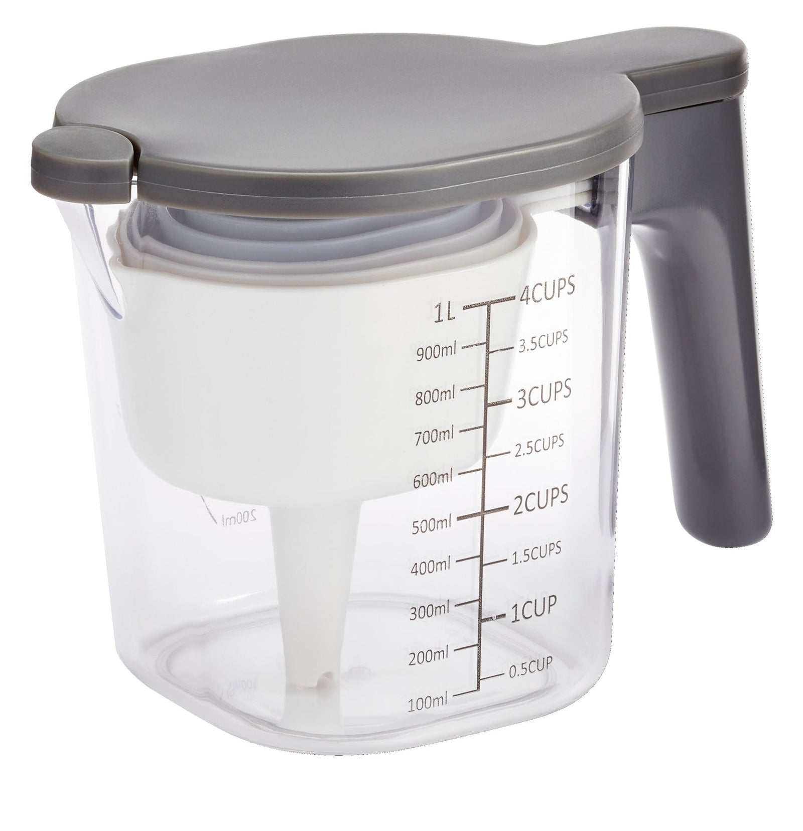 Plastic Stackable Measuring Cup Set, 10-pc G2D6 - product image 1