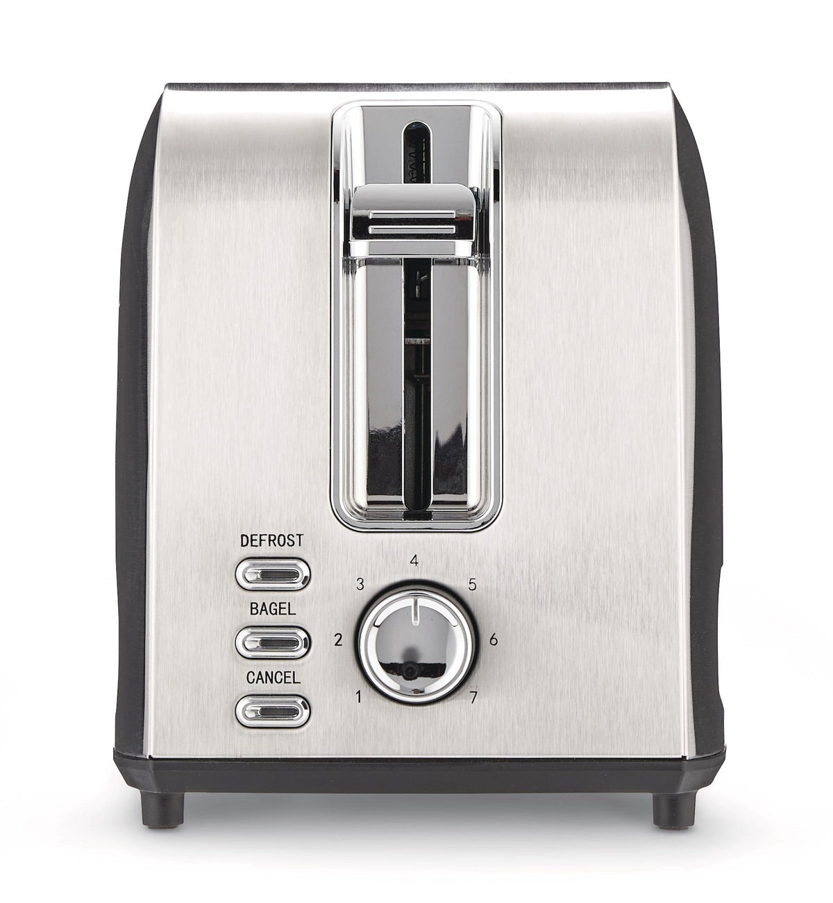 Stainless Steel Toaster with 3 Settings, 2-Slice D7Y6 - product image 3