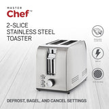 Stainless Steel Toaster with 3 Settings, 2-Slice D7Y6 - product image 5