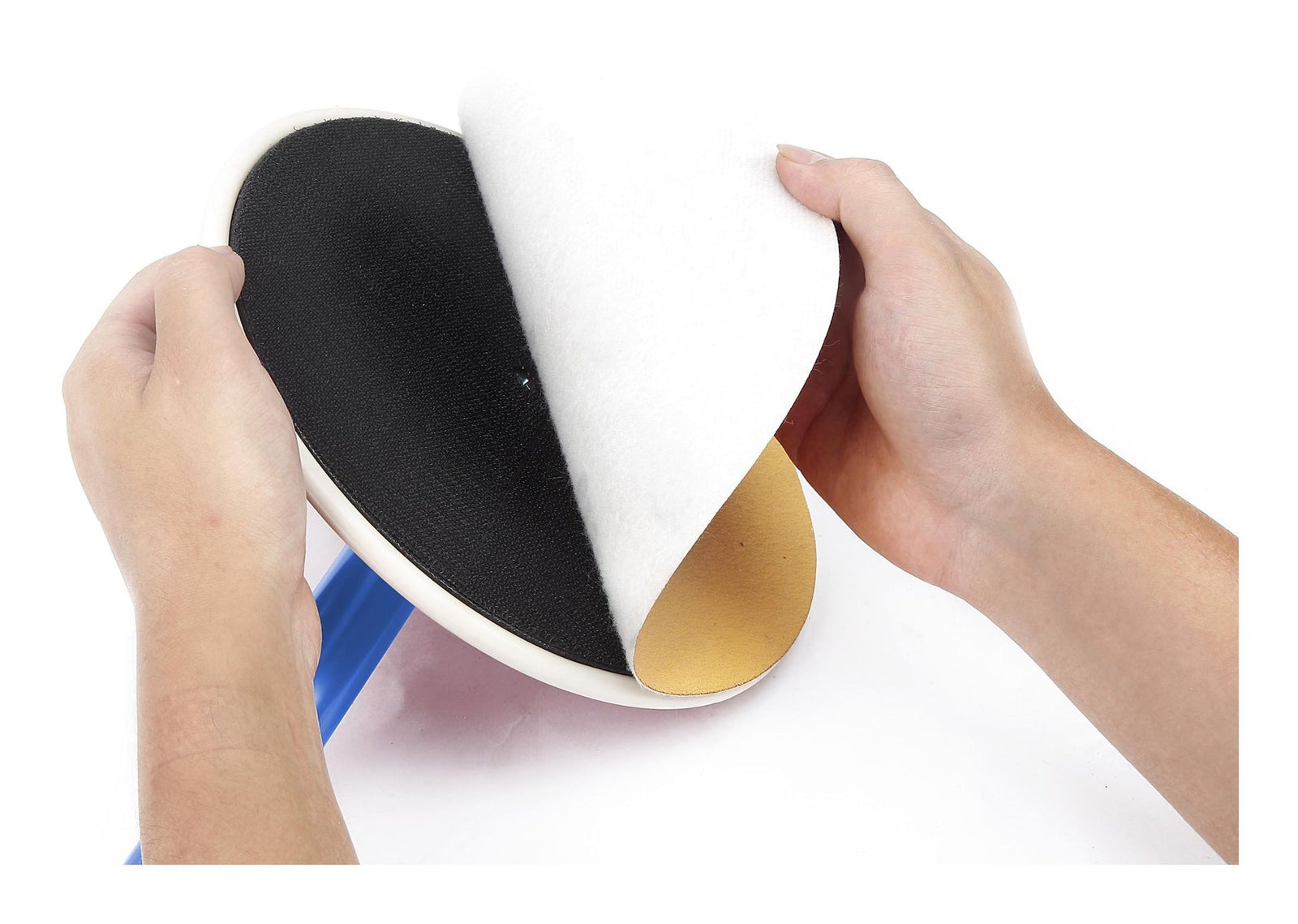 100-Grit Coarse Hook & Loop Sandpaper Discs For Random Orbital Sander, 10-pk Y4A6 - product image 1