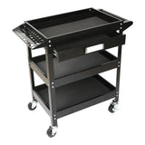 3-Tier Work Cart with Swivel Casters, 250-lb B7H4 - product image 1