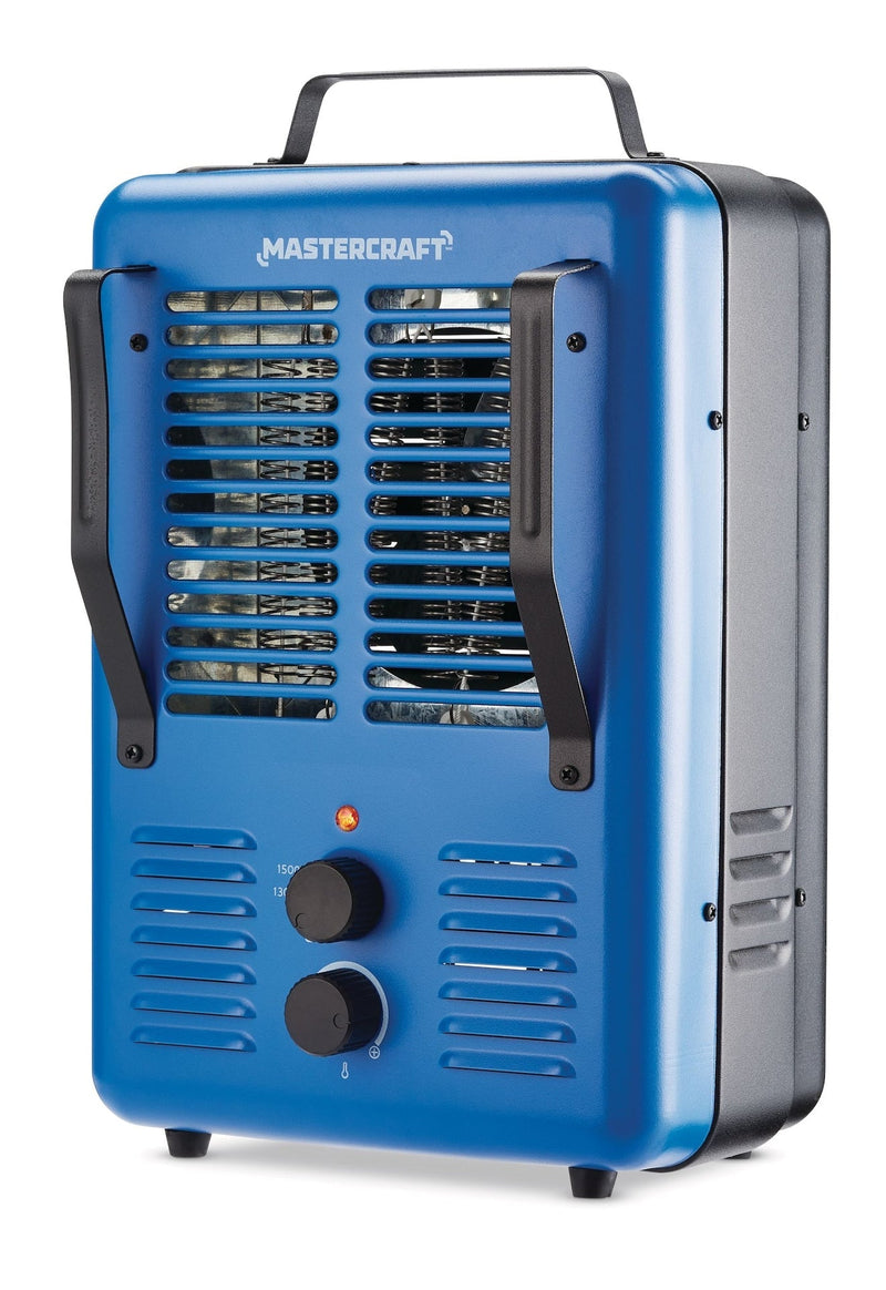 Deluxe Milkhouse Utility Space Heater with Thermostat, 1500W, Blue Z6F6