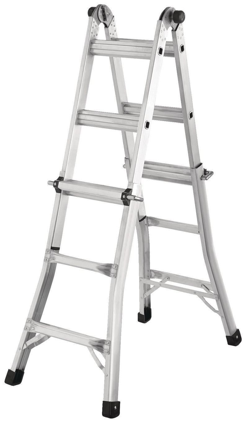 Grade 1A Aluminum Multi-Task Ladder, 13-ft, 300-lb P0N3