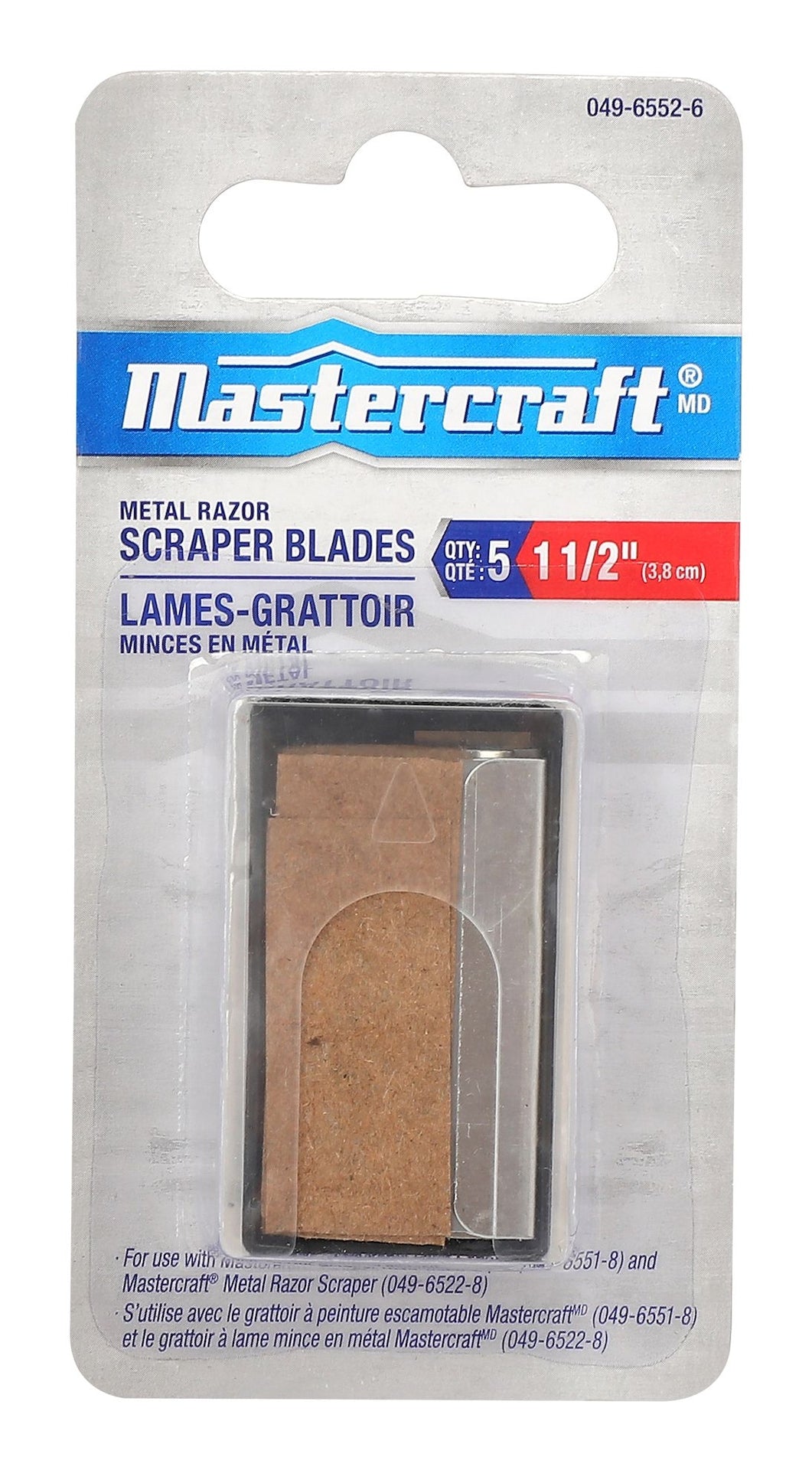 Replacement Razor Blades For Glass & Surface Scraper Tool, 1-1/2-in, 5-pk I6W7 - product image 1